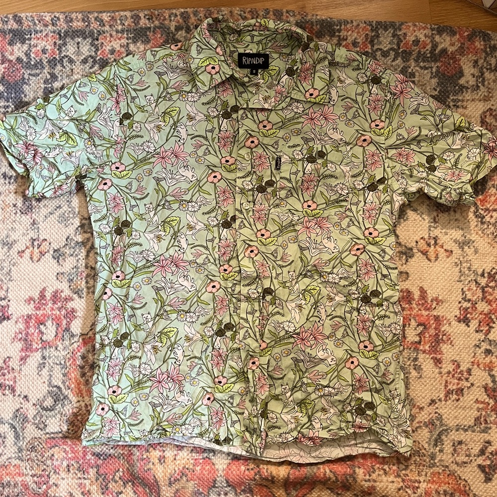 RIPNDIP Floral Button Up